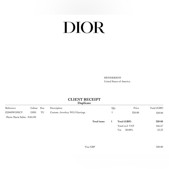 Authentic Dior Stud Earrings - Picture 6 of 6